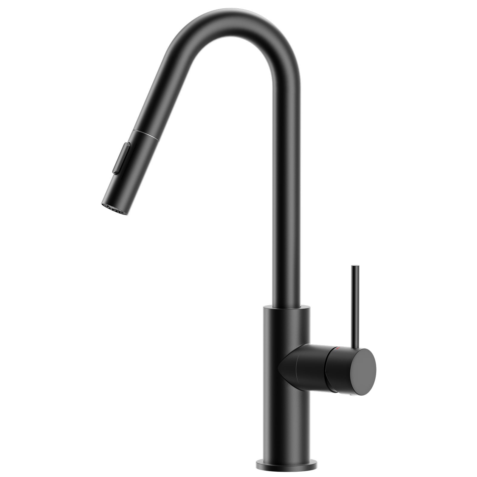 Misturador para lava-loiça com spray extraível Misturador de cozinha preto com misturador spray extraível 2 modos de saída de água - 5