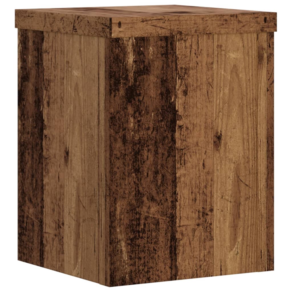 Maison Exclusive - Supports pour plantes 2 pcs vieux bois bois d'ingénierie - 4