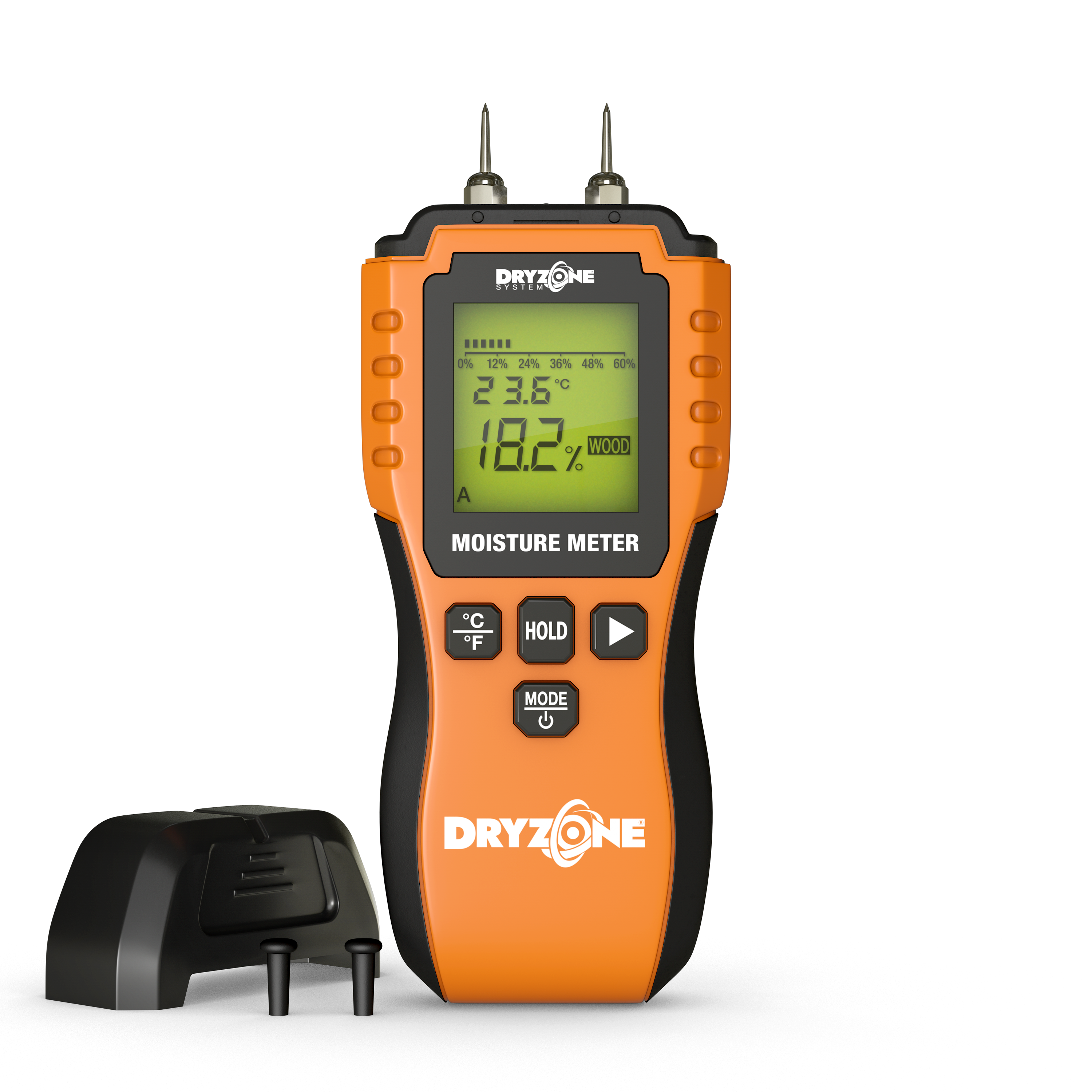 OCS.tec Misuratore Di Umidità F10 – Per Legno, Calcestruzzo, Laterizio – Con Sonda Esterna - 6
