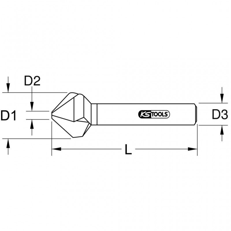 KS TOOLS 336.0114 Foret aléseur HSS-CO 16mm - 2