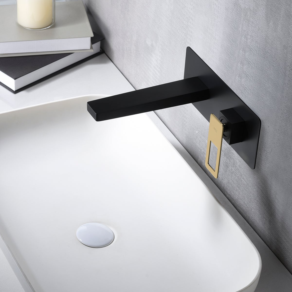 IMEX - Grifo Lavabo Empotrado | Grifo Empotrado Monomando Baño con Agua ...