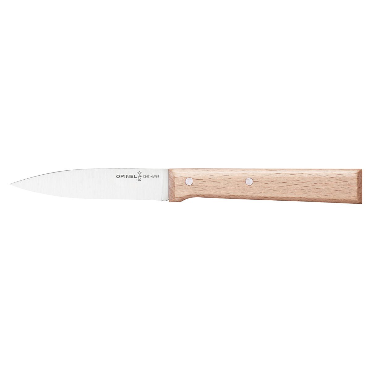 Nóż kuchenny Opinel Parallèle ostrze stalowe 8 cm rączka bukowa