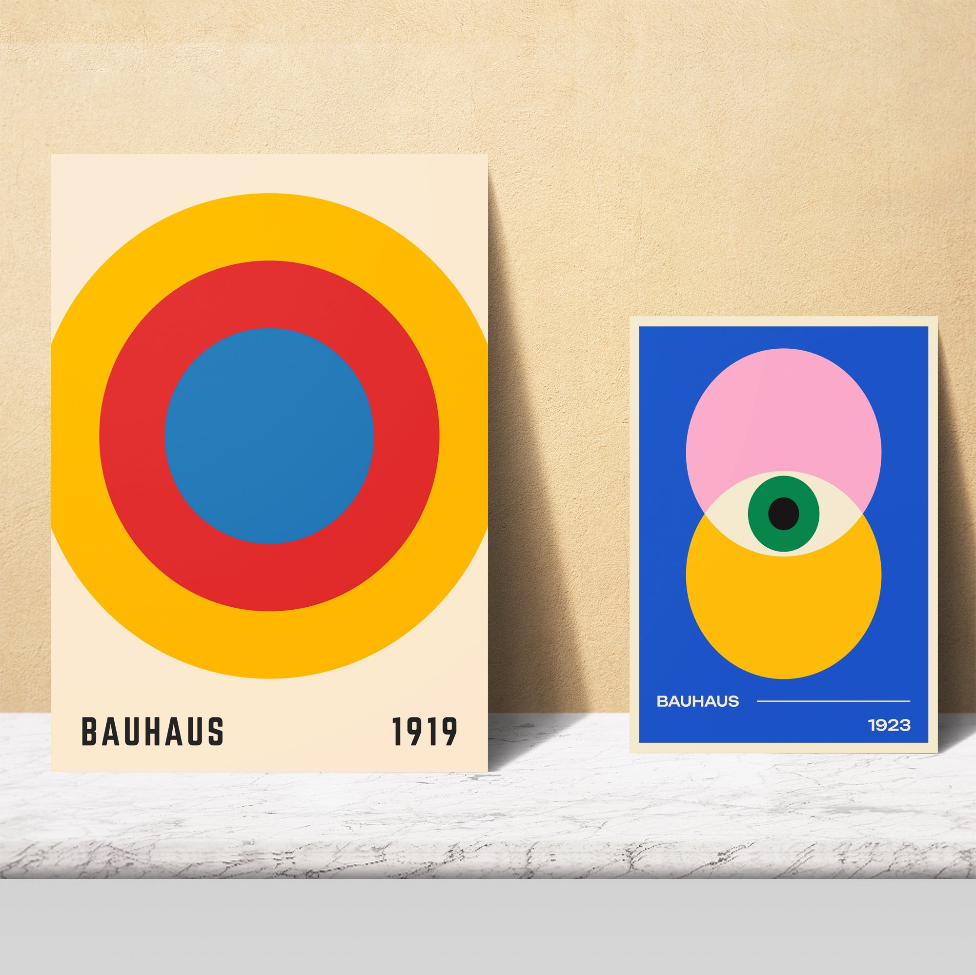 Nacnic Set De 6 Pósters Geometrico Bauhaus Formas Y Ojos | Leroy