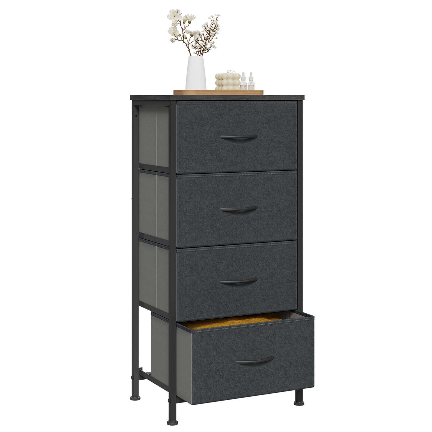 Commode, Meuble de Rangement avec 9 Tiroirs et Éclairage LED Commode, Meuble de Rangement avec 9 Tiroirs et Éclairage LED