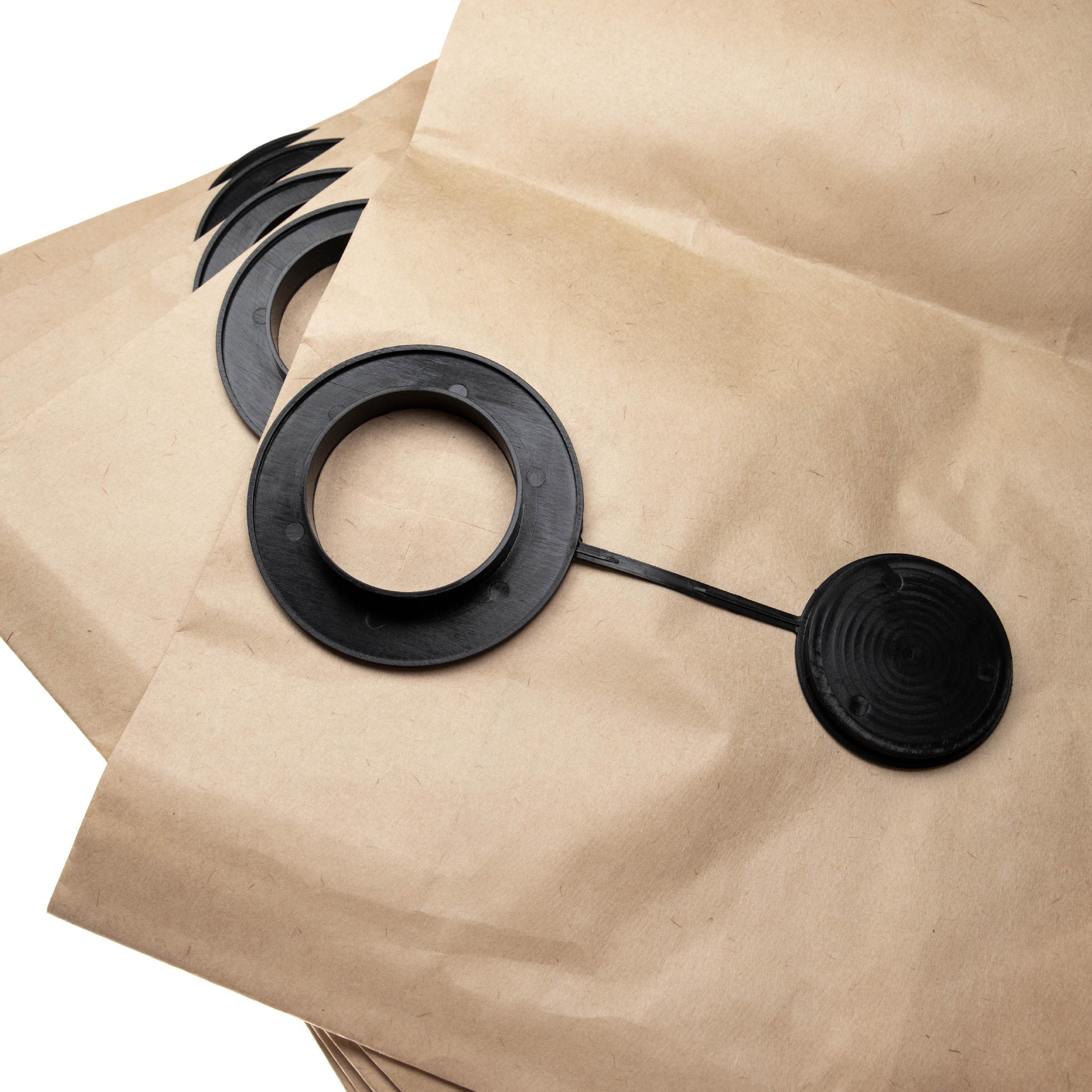 vhbw 20x Sacs filtrants remplacement pour Festool FIS-SR 12/14, 483142 pour dispositif d'aspiration - papier, 33,8cm x 83,4cm, couleur sable - 5