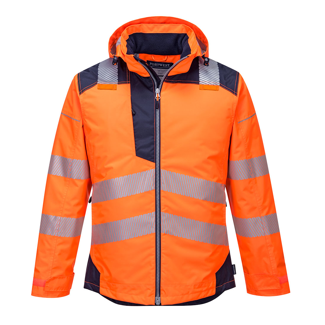 Veste de pluie haute visibilité Portwest VISION Orange / Noir 3XL - 6