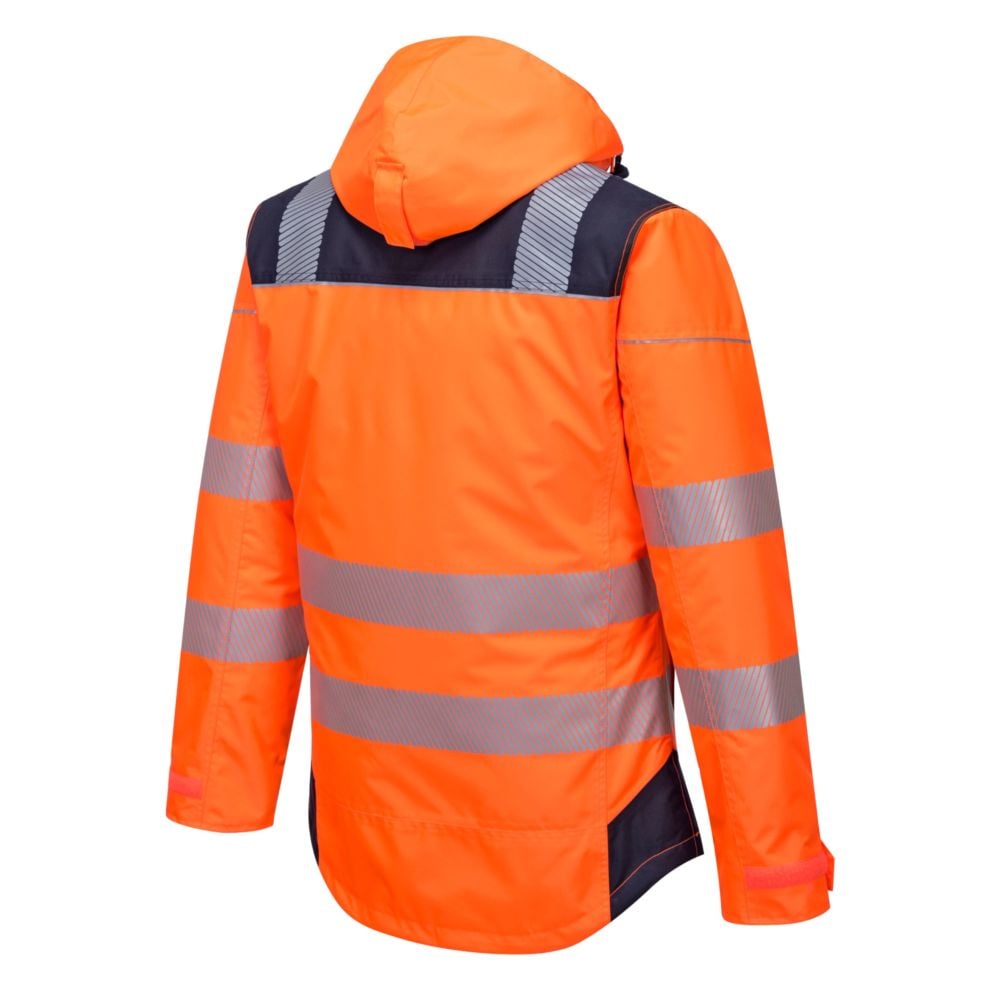 Veste de pluie haute visibilité Portwest VISION Orange / Noir 3XL - 2