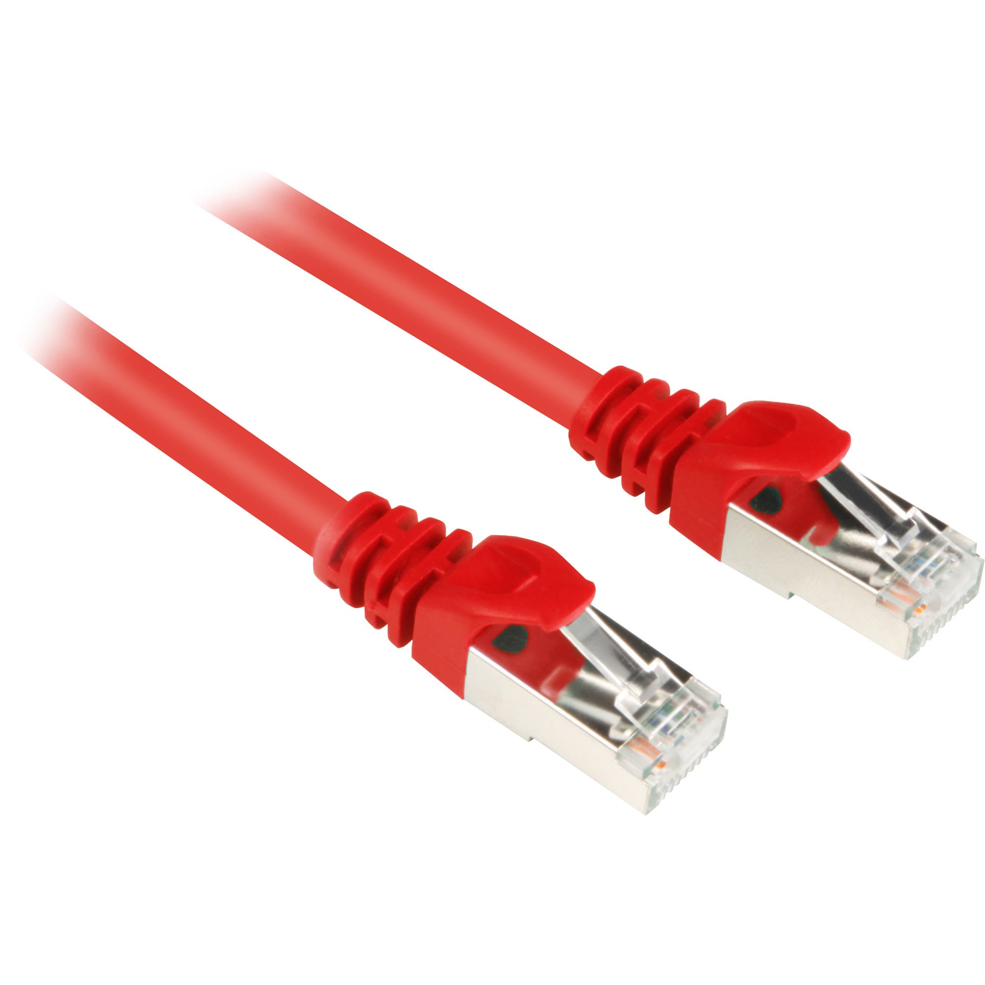 Fil Reseau 2x Sharkoon 4044951014897 - Câble réseau - RJ45 - 25 cm - Rouge | Leroy ...