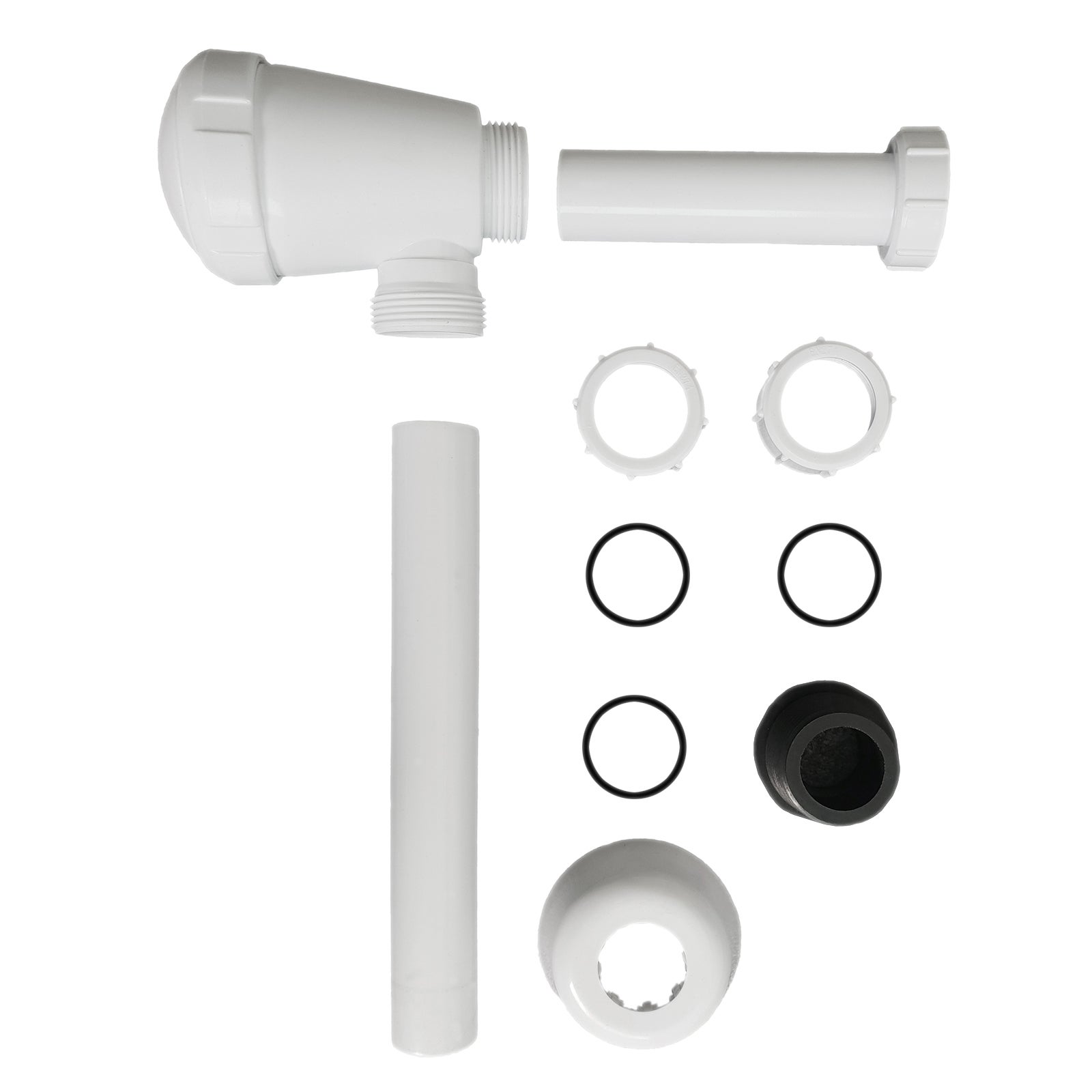 BERNSTEIN - Siphon 1014 pour lavabo et vasque avec une connexion de 1 1/4 - en matière plastique - 2