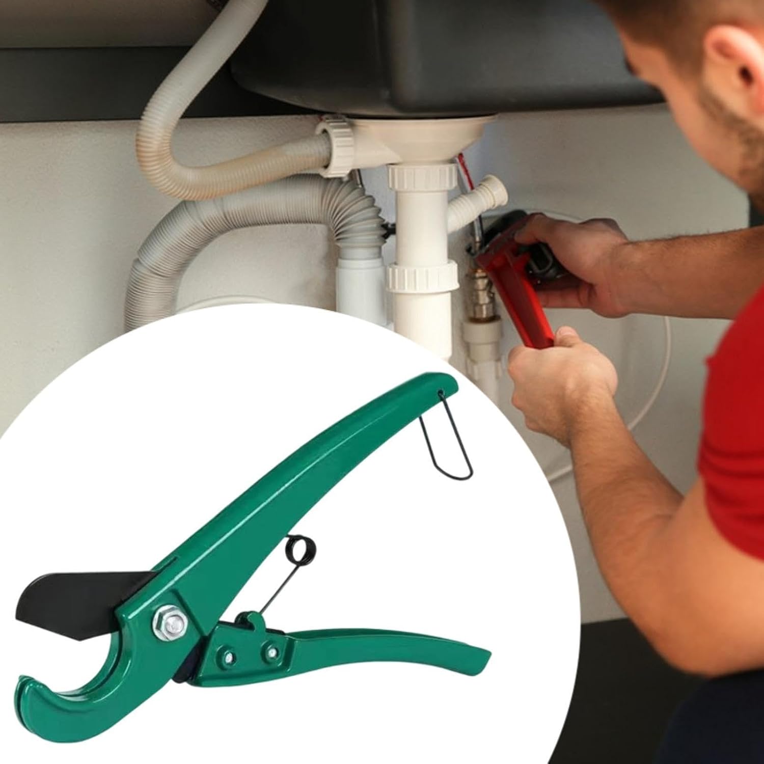 Tagliatubi, utensile per tagliare tubi dell'acqua, forbici per tubi, tagliatubi in PPR per giardino 0-32 mm - 4