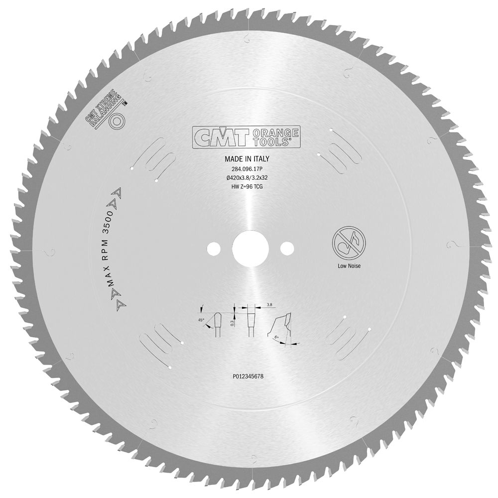 Lame De Scie Circulaire Stehle 420mm – 96 Dents TR-F, Pour Aluminium, 3,8/3,2 X 30