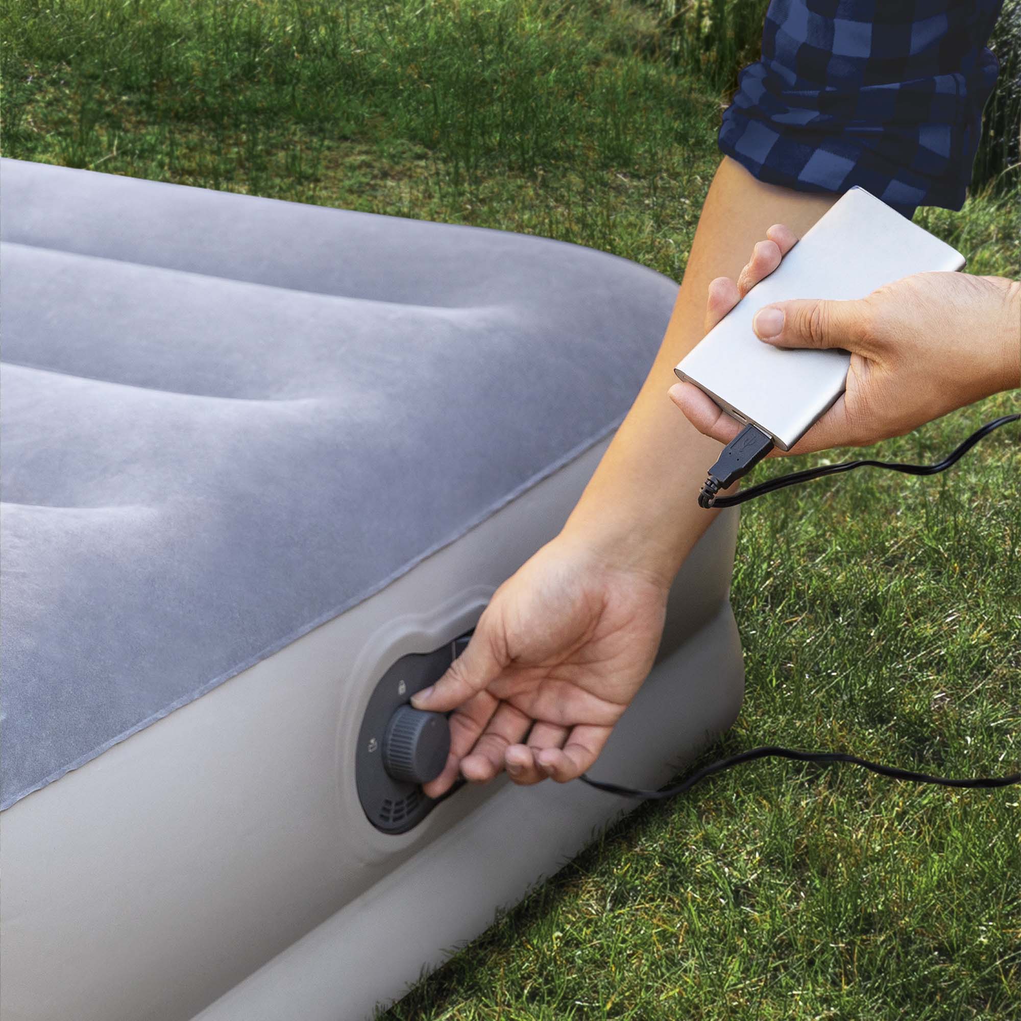 Matelas gonflable 2 places flex pump - Intex - 9