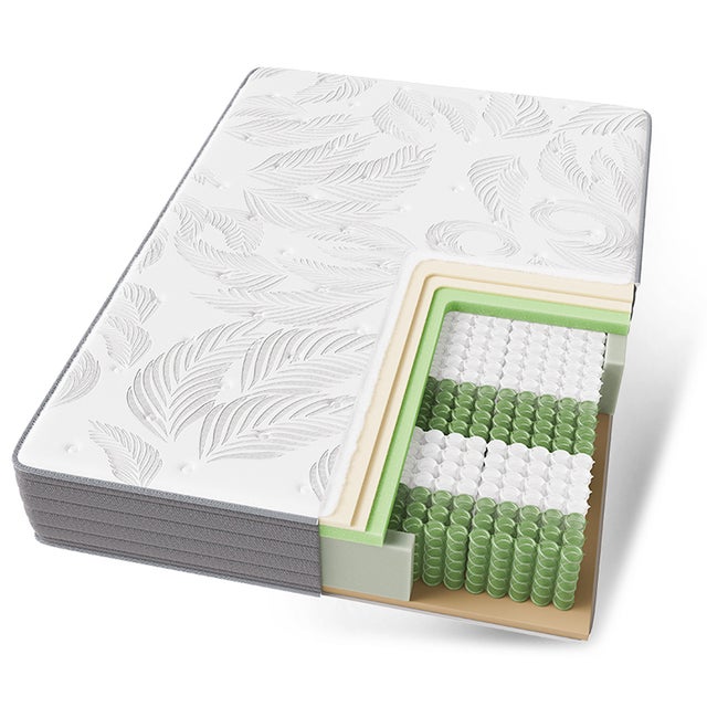 Materasso A Molle Insacchettate Hybrid Bamboo Night 120X200 Altezza 30 Cm 2