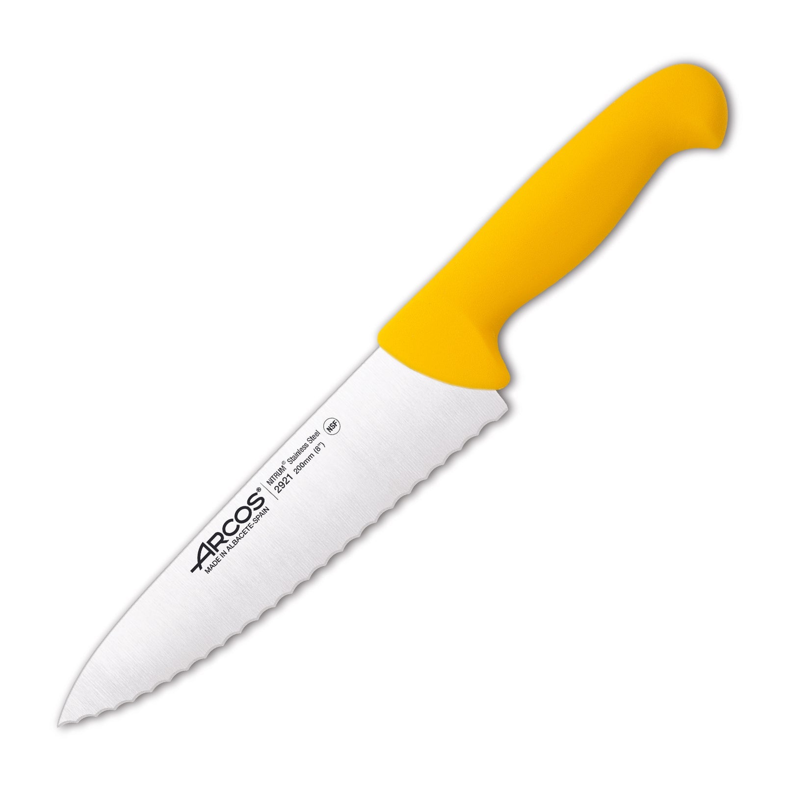 Arcos Amarillo Cuchillo Cocinero 2900 Hoja 200Mm - Imagen 2