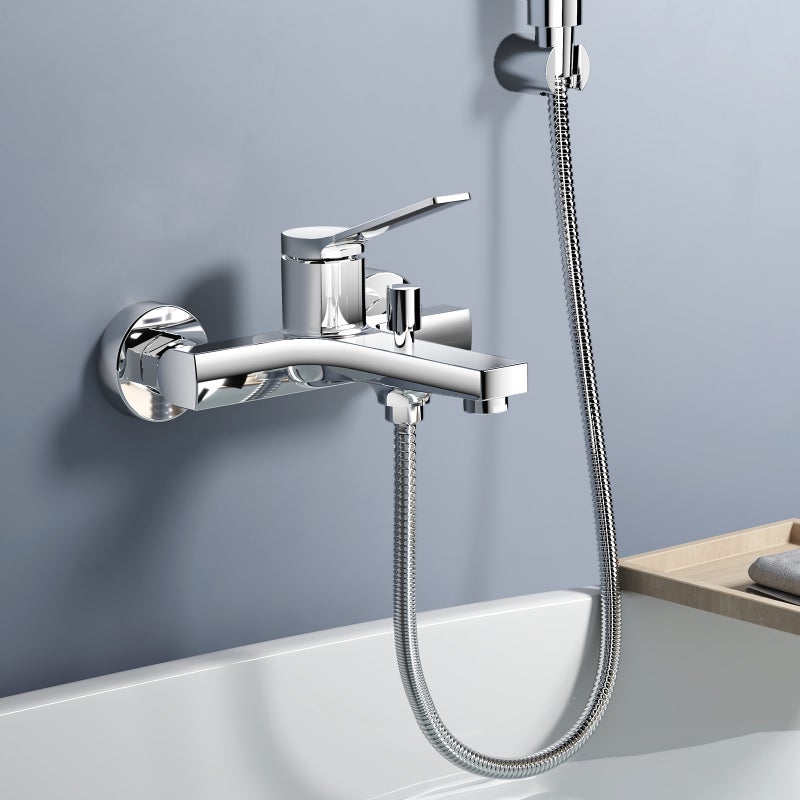 EMKE Bateria wannowa chrom 12.8 cm