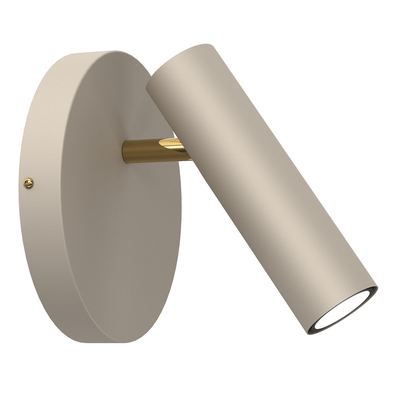 Kinkiet ścienny Axion kremowo-złoty połysk 1xGU10x8W do sypialni wym: 19,5 x 19,5 x 24 cm metal IP20 Luminex