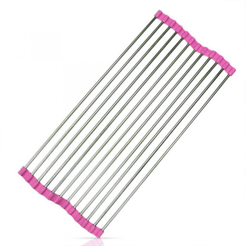 SHOP-STORY - FOLDING DRAINING RACK PURPLE : Égouttoir et/ou Repose Plat ...