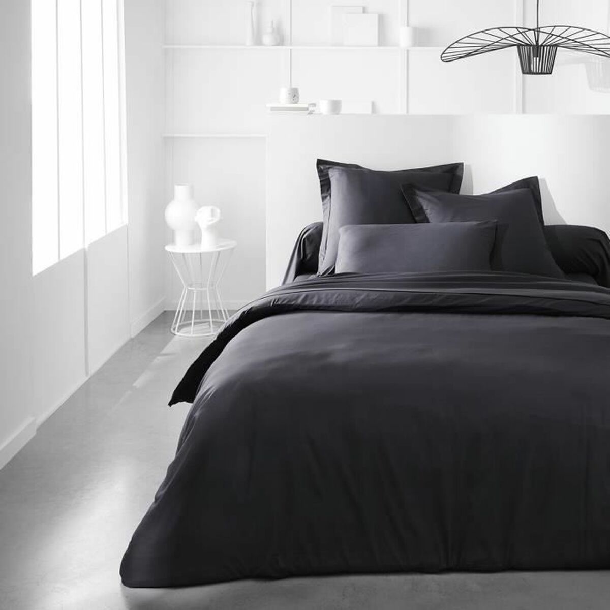 Capa nórdica TODAY Essential Preto Antracite 220 x 240 cm - 5