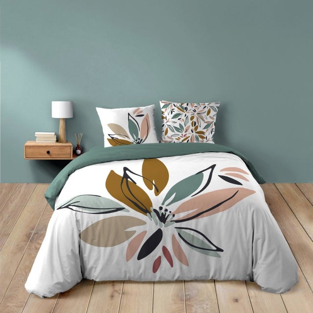 Housse de couette 240x220 + 2 taies OCTAVIA 100% coton