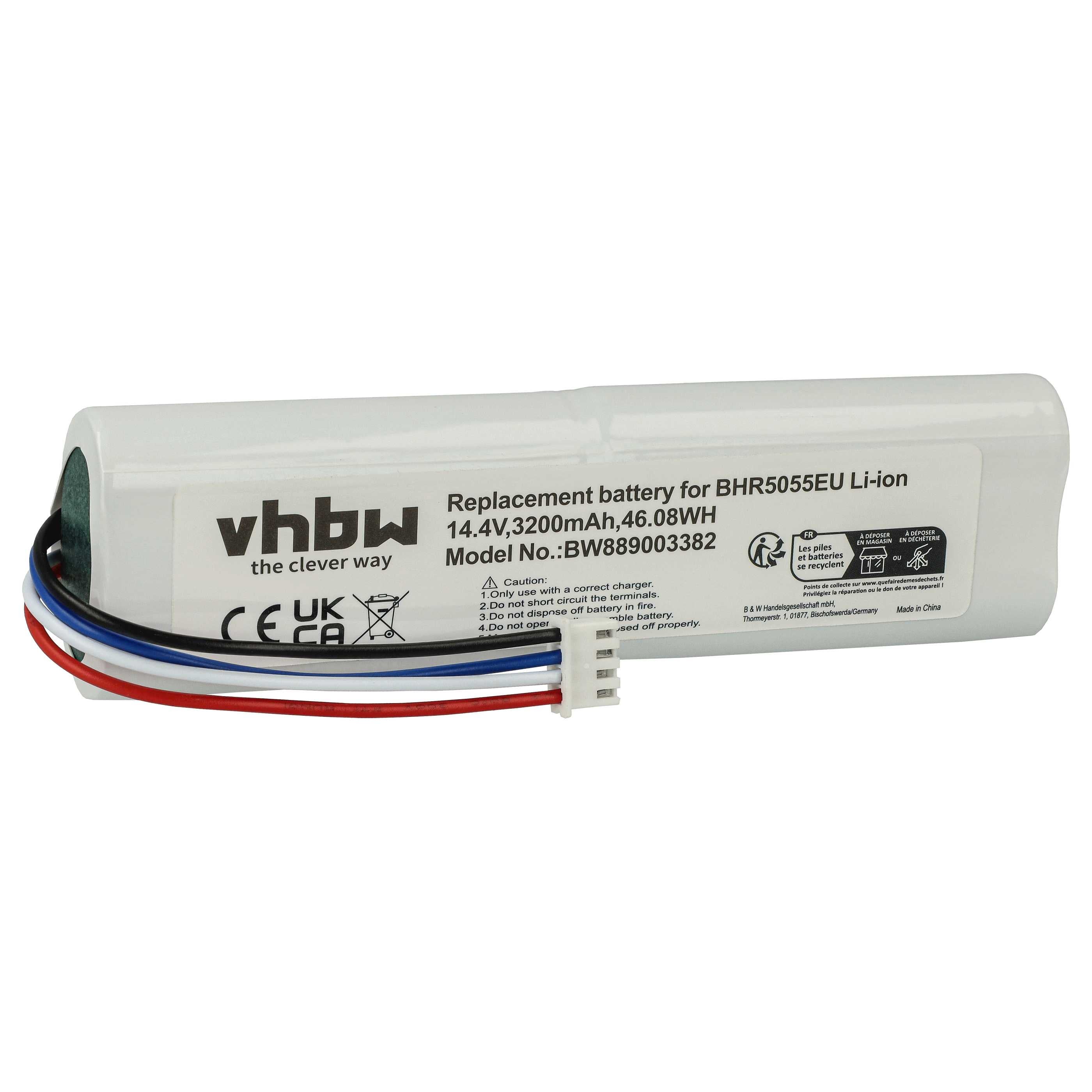 Vhbw Batteria Ricambio Per Xiaomi Roborock Mi Prima Generazione SDRJQR01RR – 5000mAh 14,4V Li-Ion