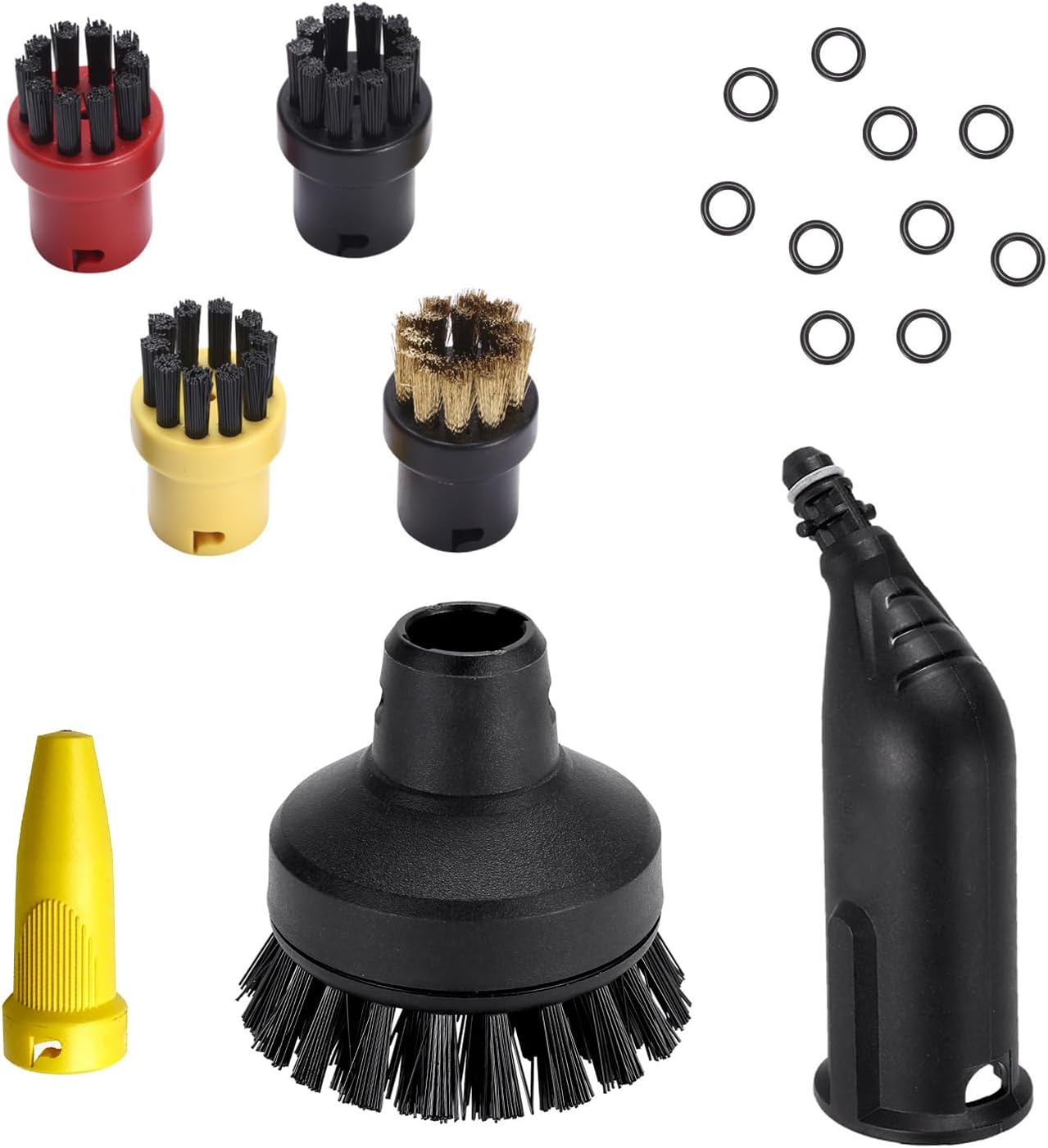 Jeu De Brosses Rondes (Nylon) De Nettoyeur Vapeur - Paquet De 4 - Karcher | 365 Piecesdetachees