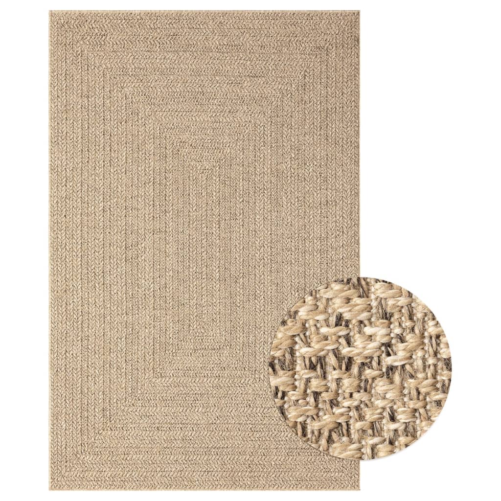 Alfombra 200x290 cm aspecto yute interior y exterior