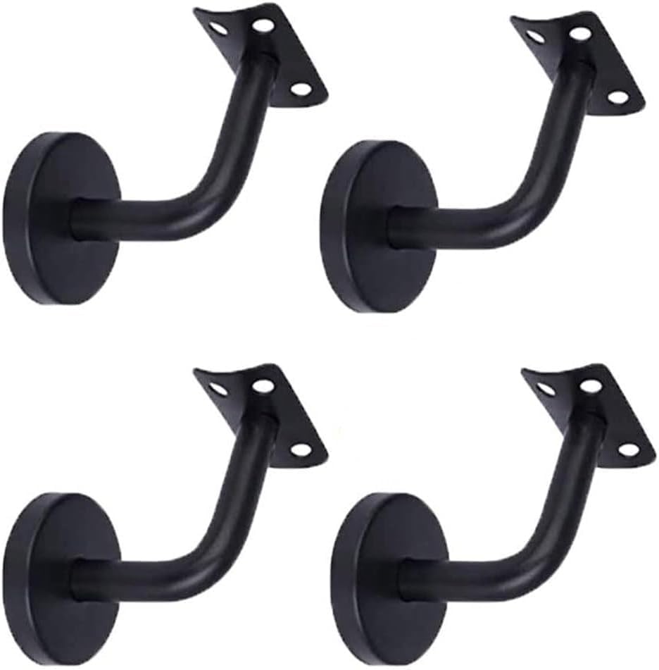 Ensemble de 4 supports de main courante en acier inoxydable, support de ...