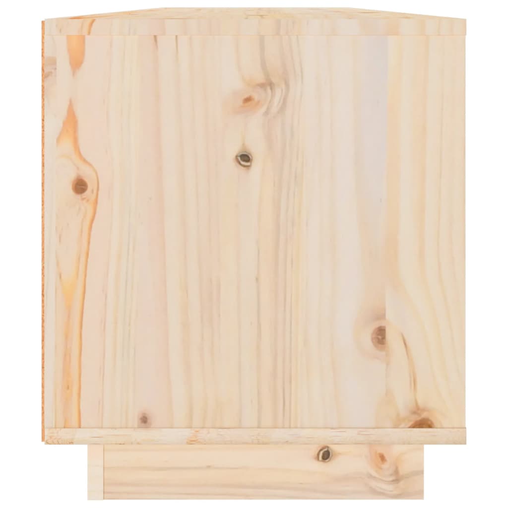 Maison Exclusive - Meuble TV 110x34x40 cm Bois de pin massif - 7