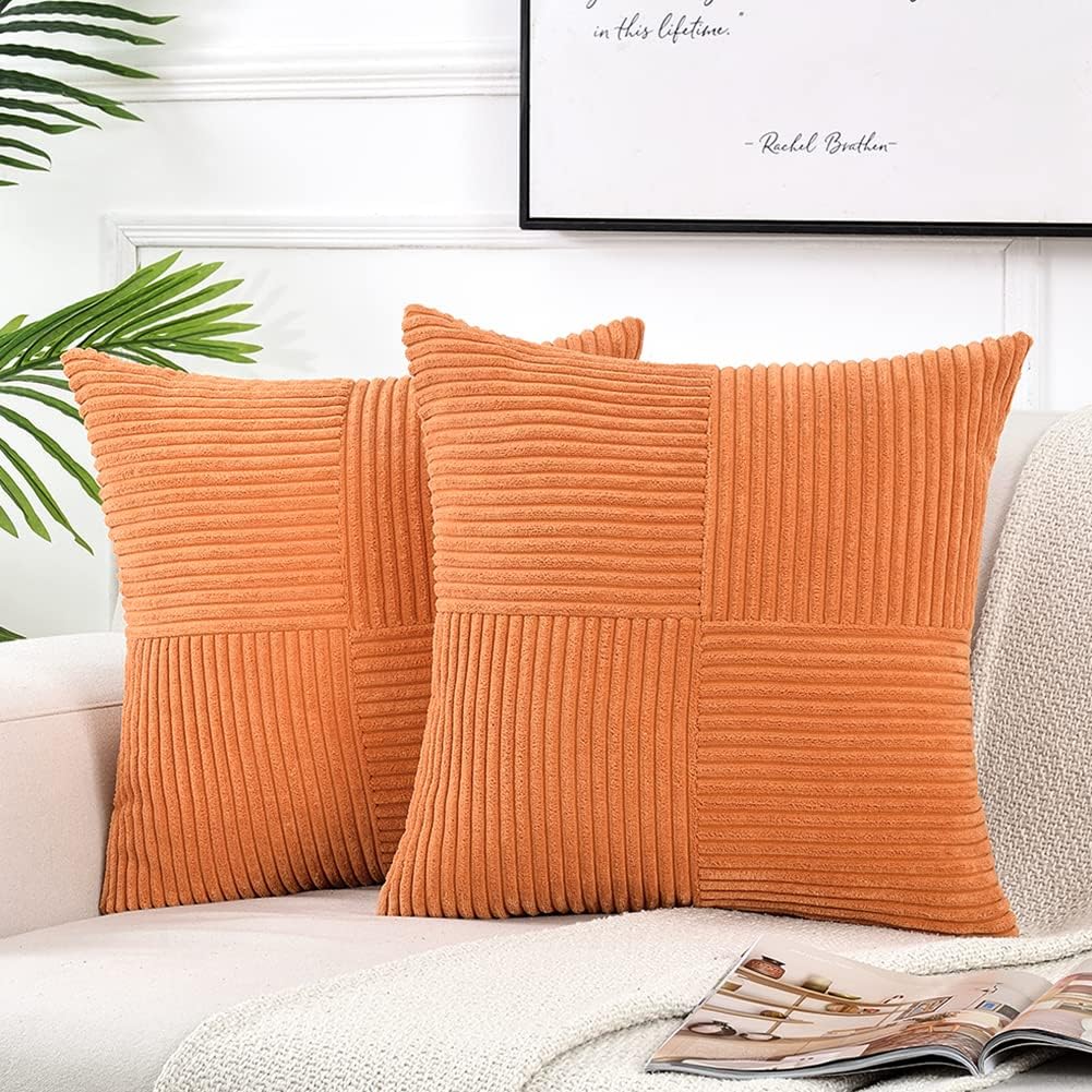 Conjunto de 2 capas de almofada decorativas para sofá/cama, estilo ...
