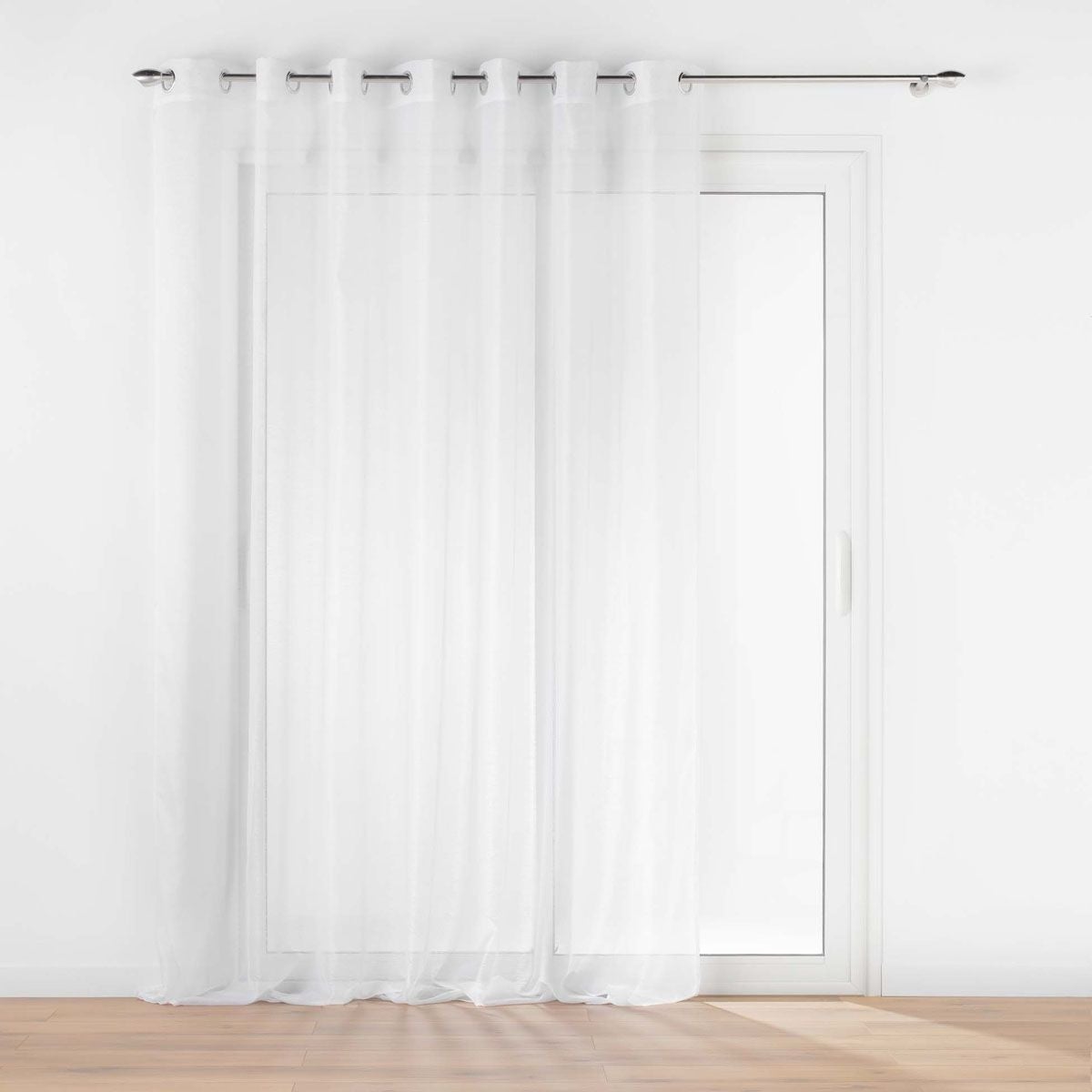 Rideau Voilage à Œillets "Lisséa" 240x240cm Blanc Leroy Merlin — free download