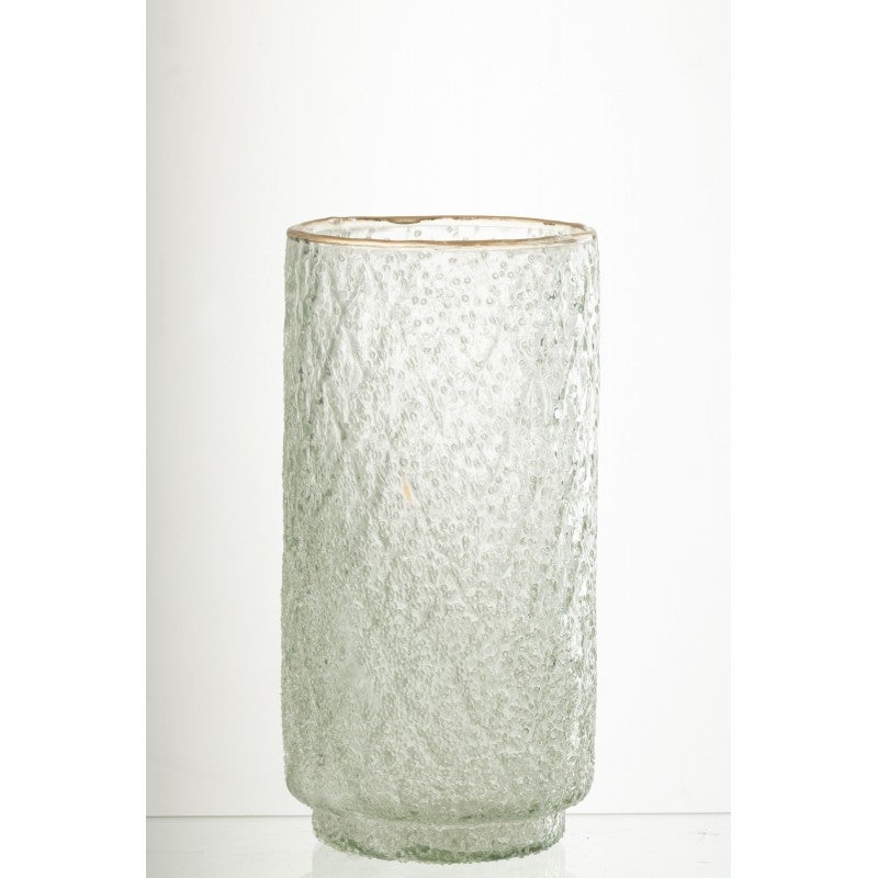 Bougeoir En Verre Transparent En Forme De Tulipe - Bougeoir En