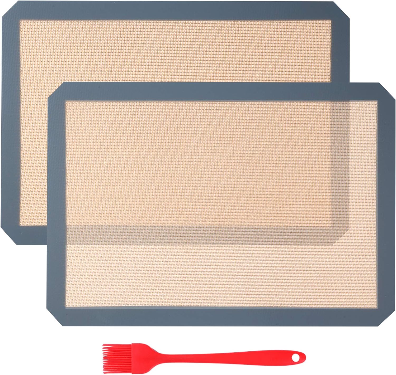 Silikonowa mata do pieczenia szt silikonowych mat do piekarnika mata do pieczenia ciasteczek ciast pizzy chleba silikonowa podkładka na stół cm