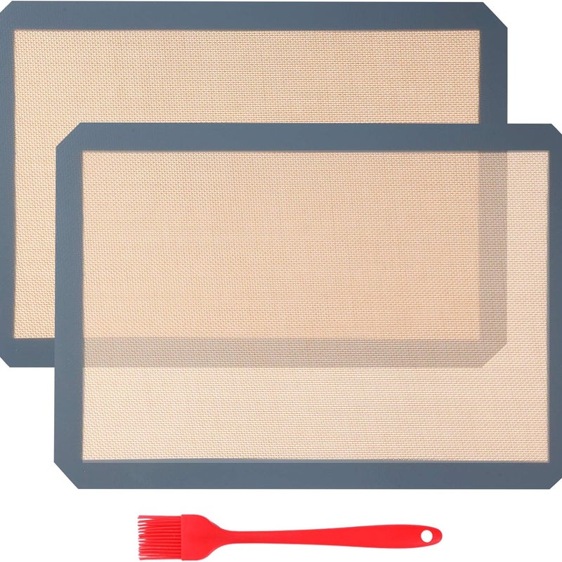 Silikonowa mata do pieczenia szt silikonowych mat do piekarnika mata do pieczenia ciasteczek ciast pizzy chleba silikonowa podkładka na stół cm