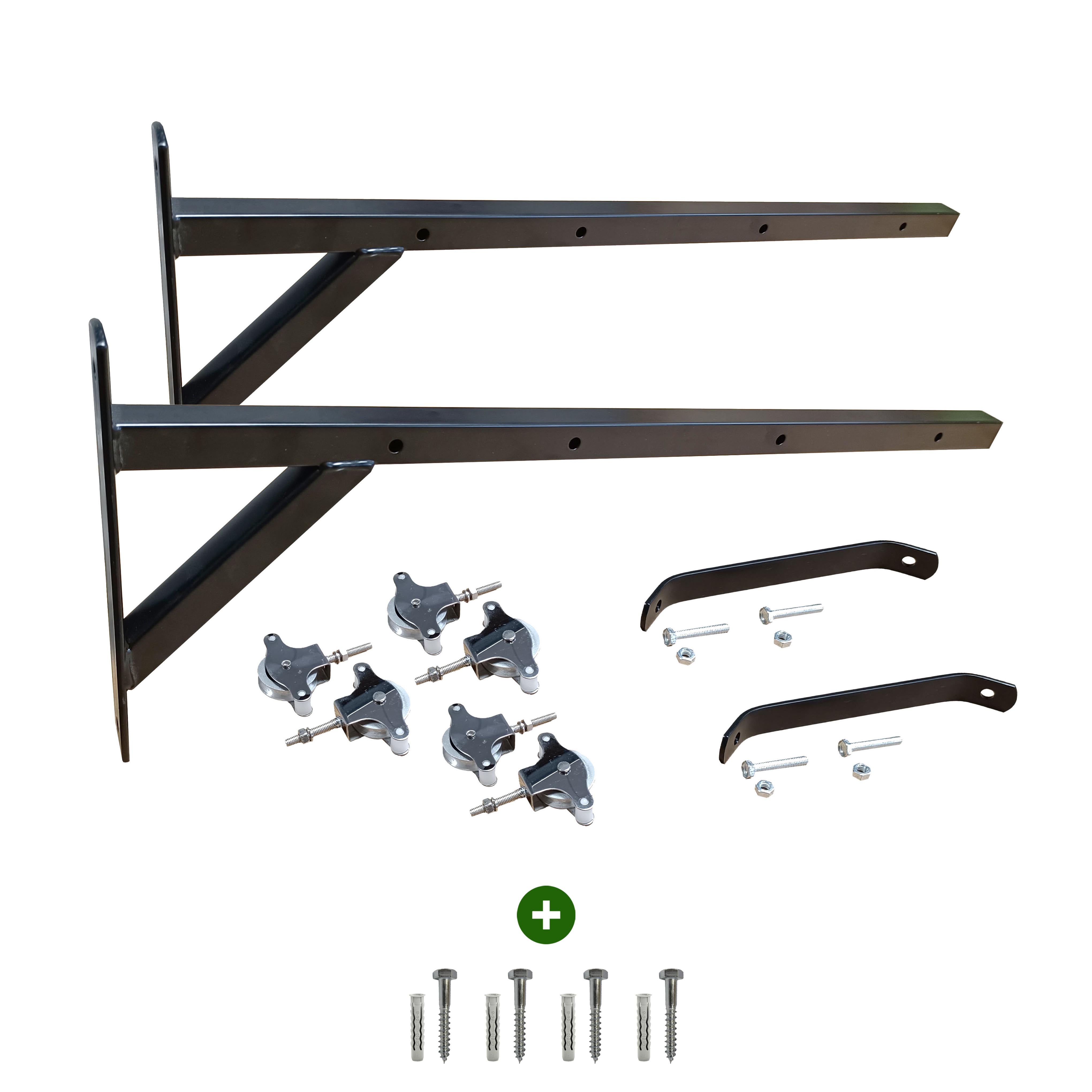 Tendedero de Pared Poleas Zamak-Inox Incluye