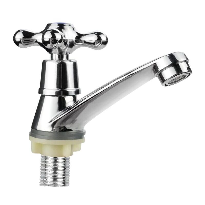 Nowoczesna bateria umywalkowa do łazienki, krzyżakowa konstrukcja uchwytu odpowiednia do umywalki łazienkowej w domu, umywalki kuchennej, G1/2