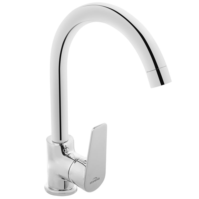 Bateria kuchenna stojąca z wylewką l Invena Dokos chrom