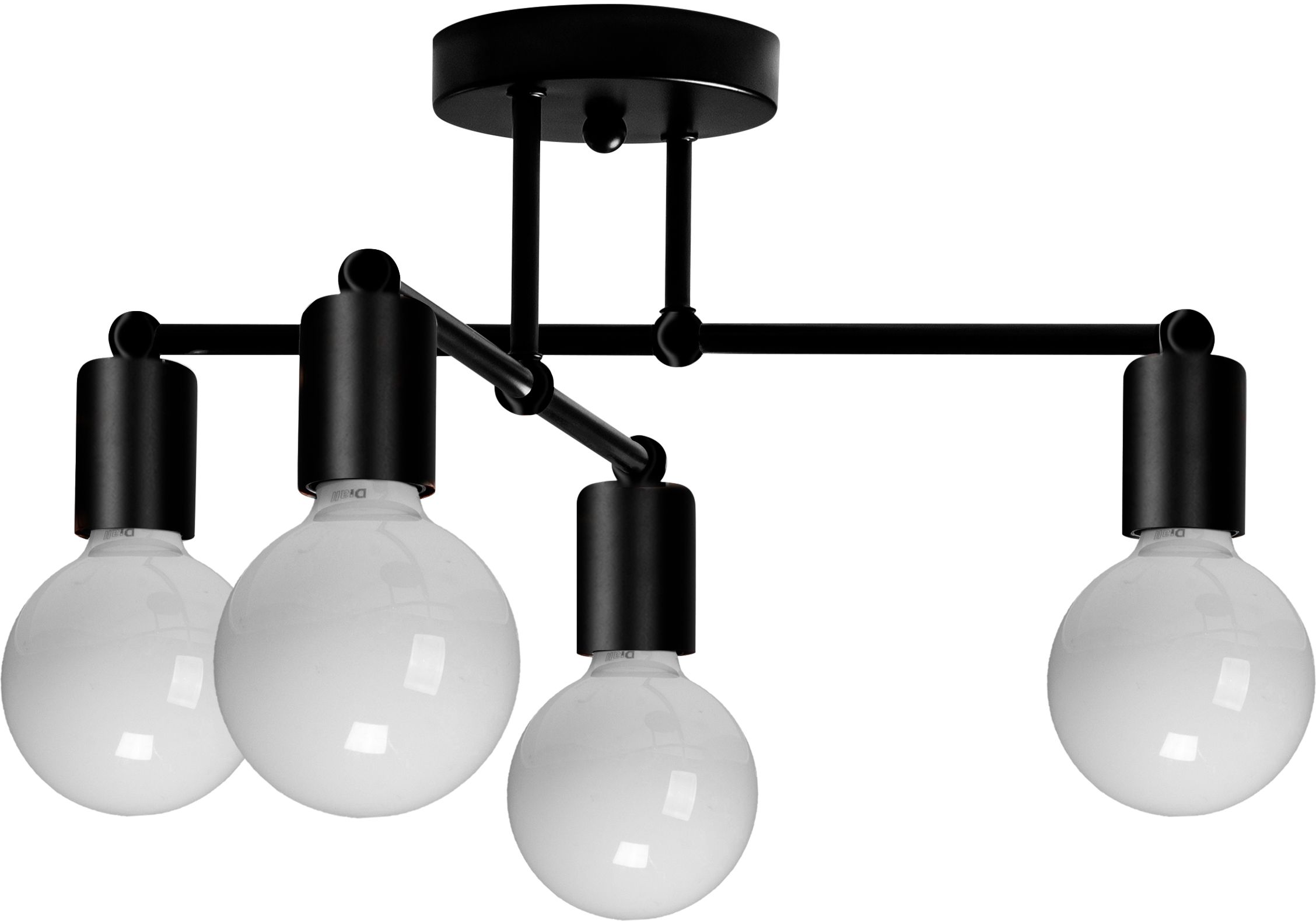 Lampa Sufitowa Wisząca Toolight 392200 Czarny