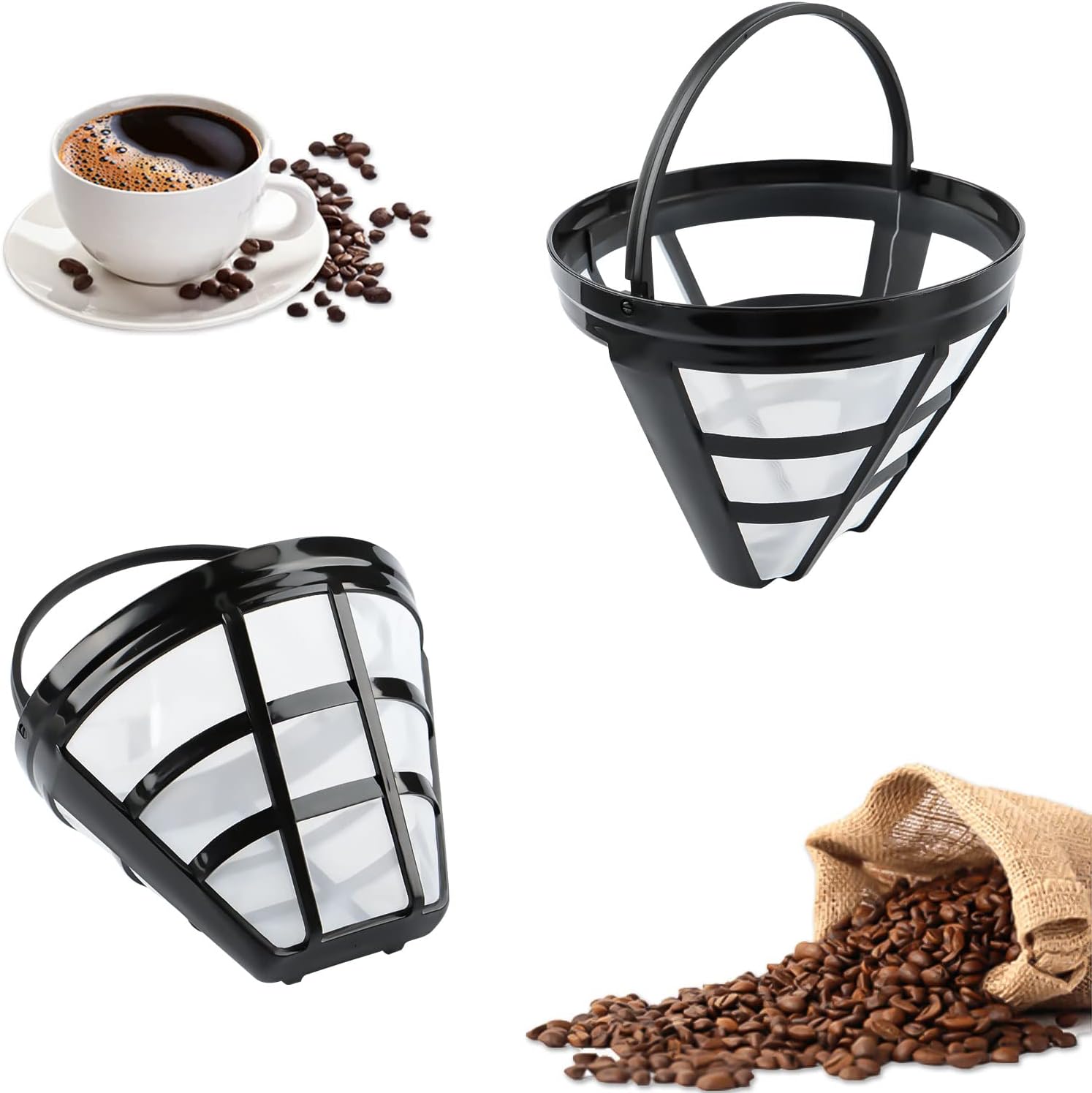 Cafetière électrique Avec Filtre Réutilisable - Préparation Café Et Thé Facile