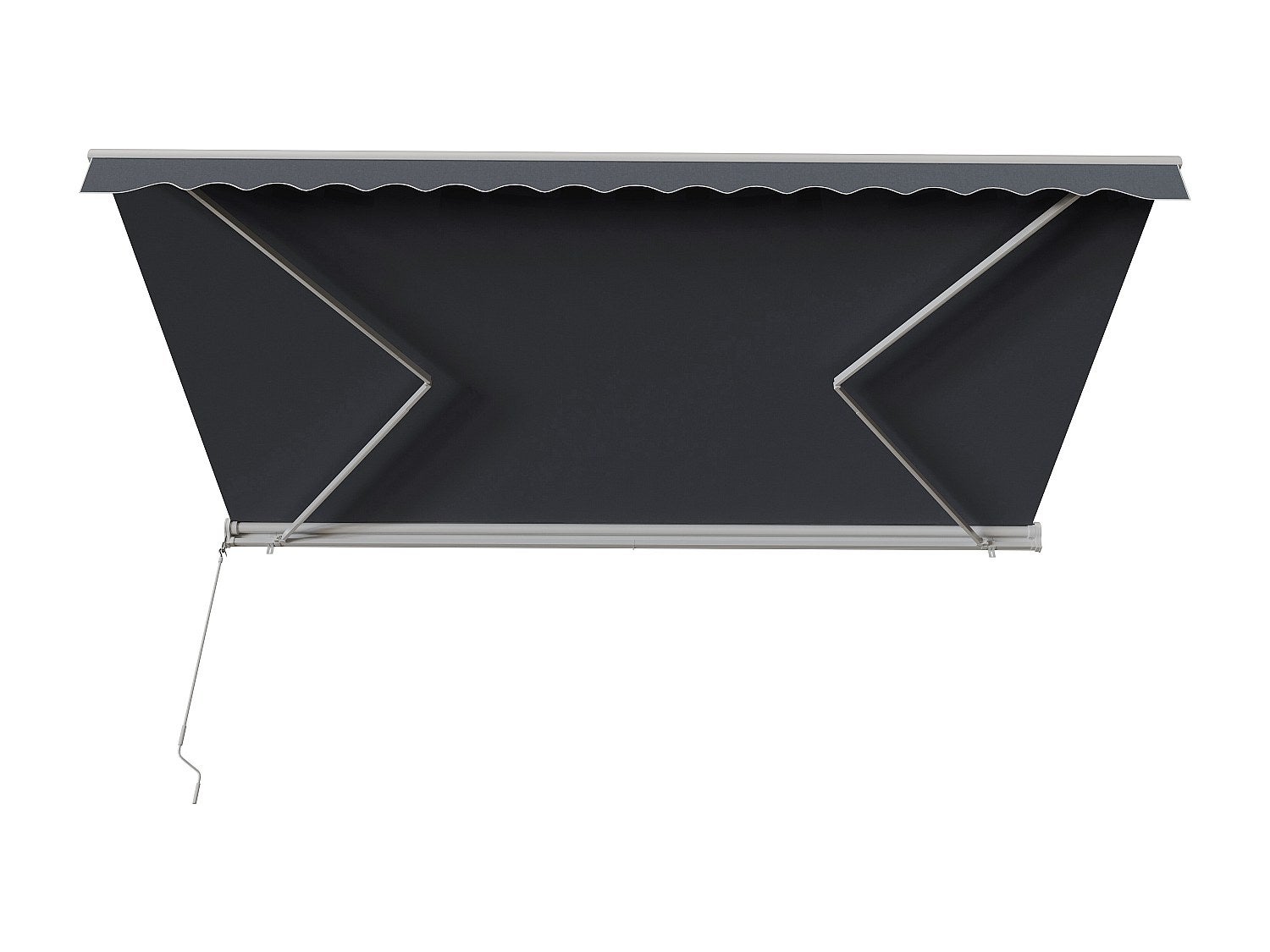 Toldo retrátil motorizado com semicaixa 4 x 3 m antracite - COFANA - 3