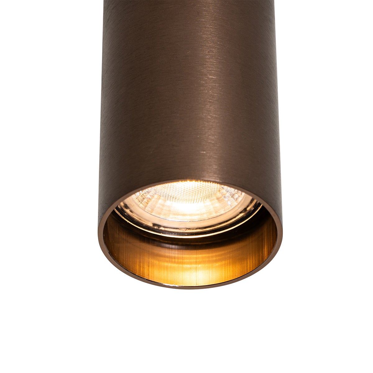 Faretto a plafone smart bronzo scuro con Wifi GU10 50 mm - Tuba - 3