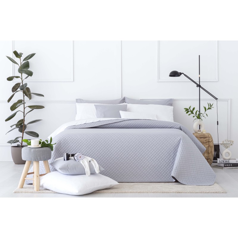 Colcha boutí fina con diseño piqué, para primavera, verano, otoño e invierno.