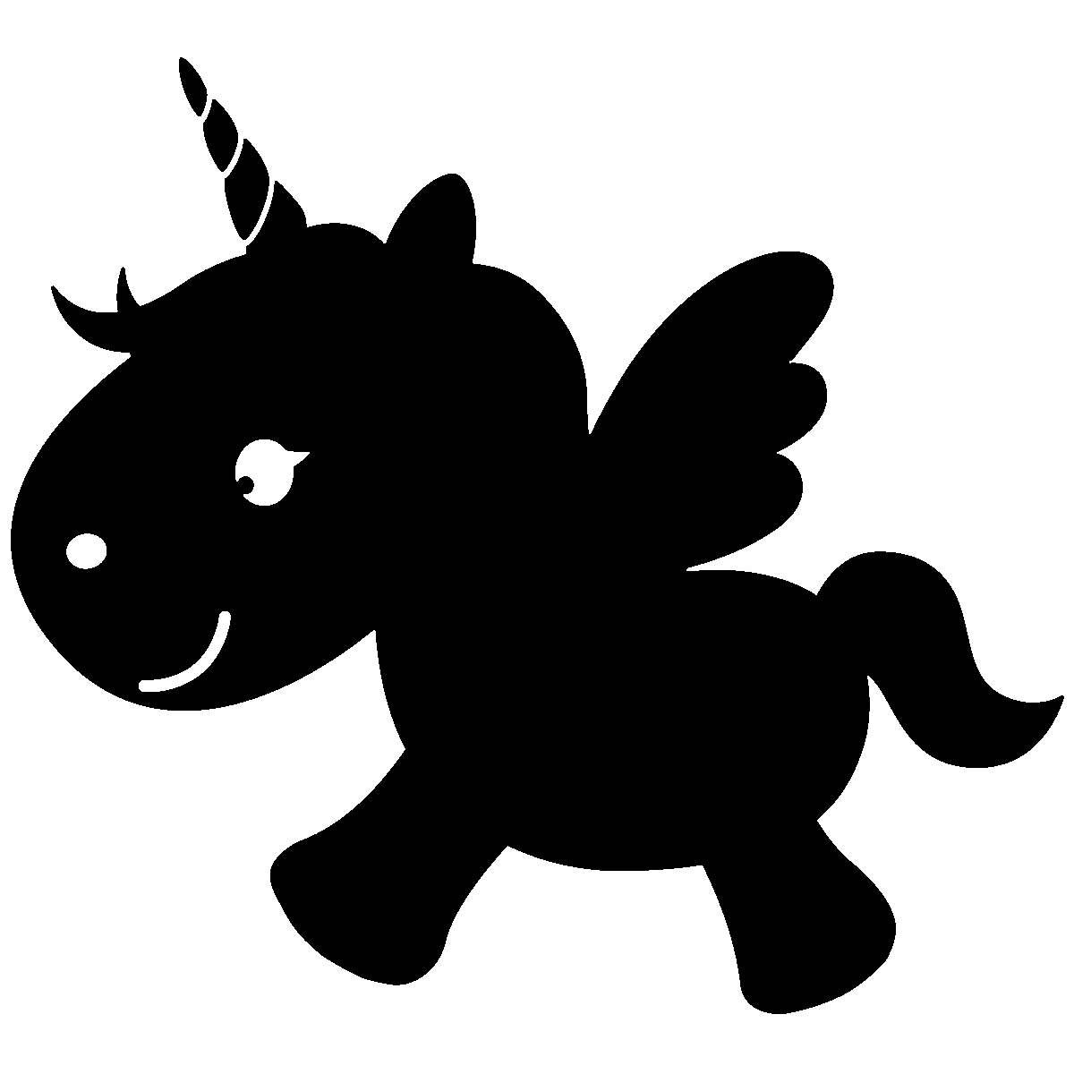 Adesivo lavagna unicorno bambino + 4 gessi liquidi - Sticker adesivo - adesivi murali - 85x95cm - 2