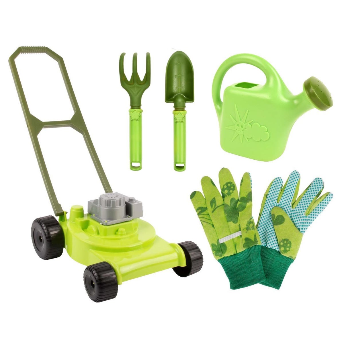 Hey! Play! Ensemble d'Outils de Jardin pour Enfant 80-PP-GT avec Pelle, Bine et Râteau à Feuilles Sécuritaires pour Enfant, Trousse de 4 Pcs avec Longs Manches en Bois pour Garçons et Filles Hey! Play! Ensemble d'Outils de Jardin pour Enfant 80-PP-GT avec Pelle, Bine et Râteau à Feuilles Sécuritaires pour Enfant, Trousse de 4 Pcs avec Longs Manches en Bois pour Garçons et Filles