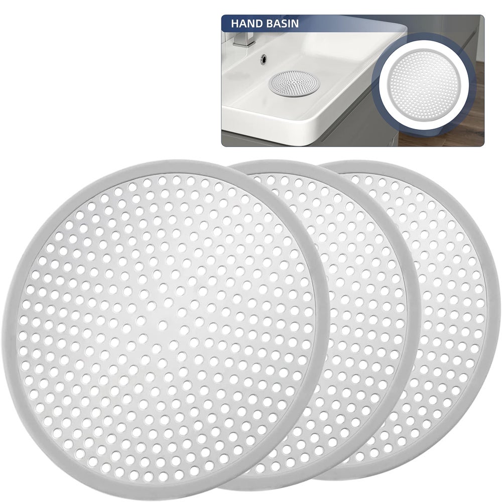 18 Raccoglitori Per Capelli A Fiore Per Scarico, Facili Da Installare, Per Tubi Da 3,8 Cm, In PP E Acciaio Inox