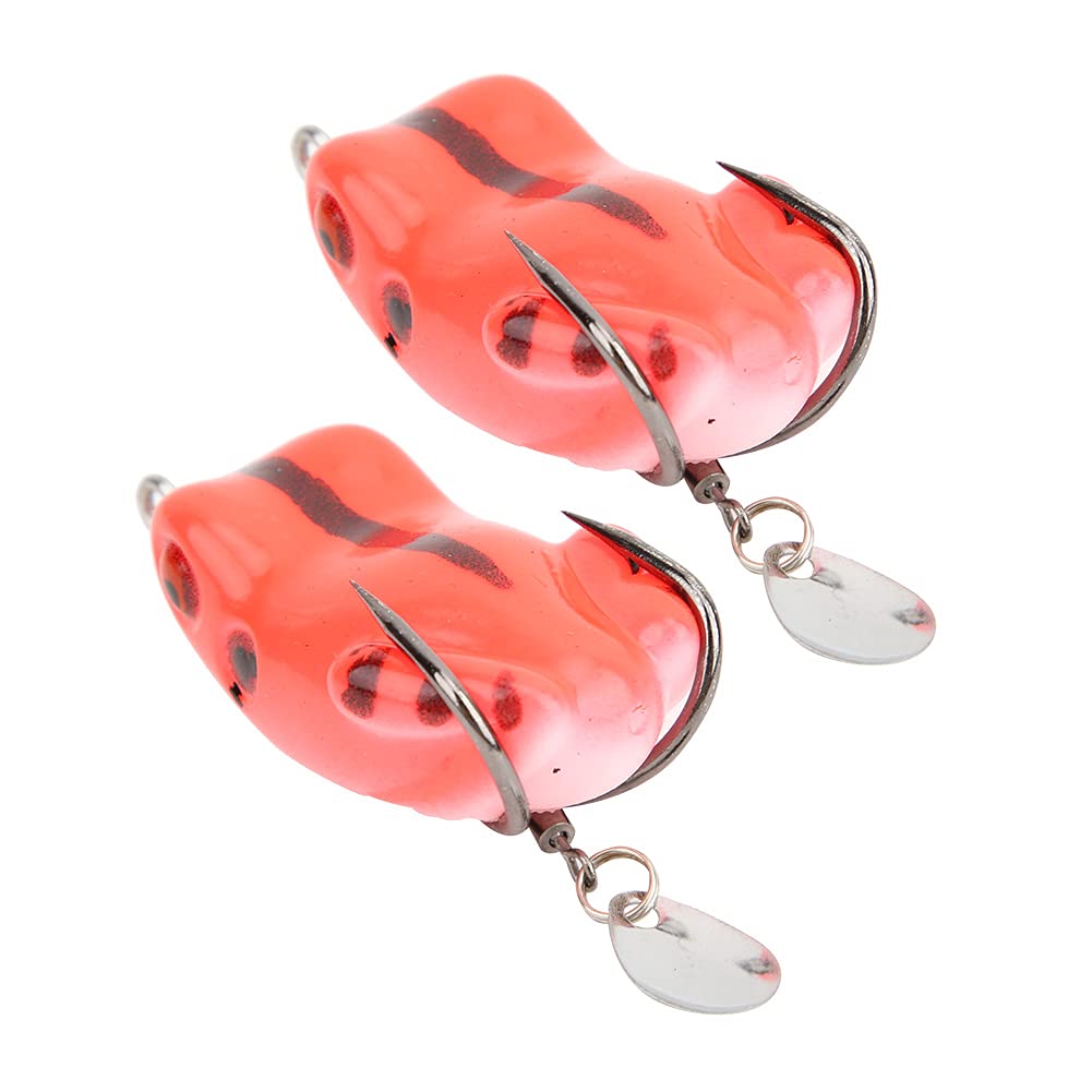 40 Leurres De Pêche Grenouille Creuse - Topwater, Corps Souple Pour Brochet Et Perche