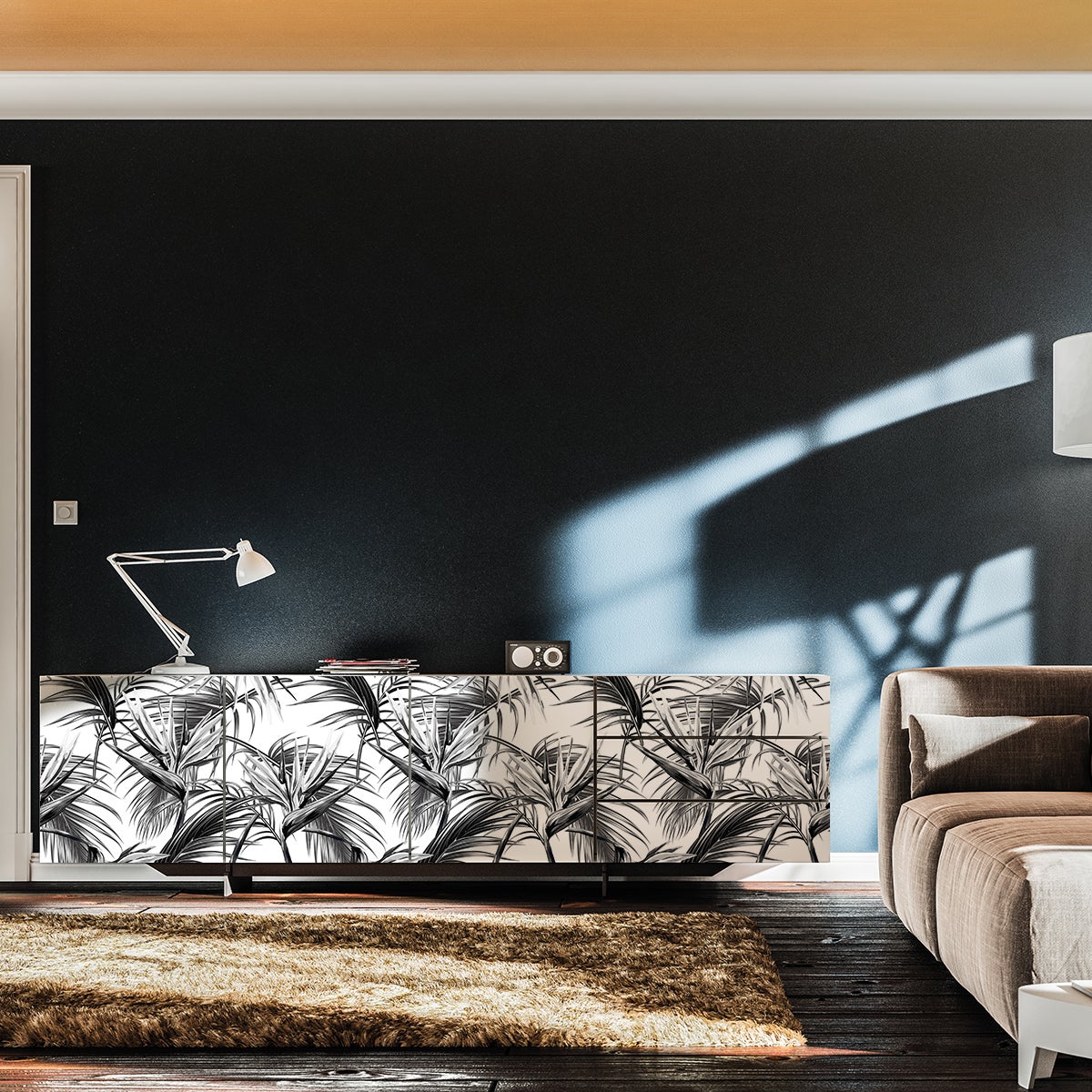 Adesivo mobili tropicale sakoniko - Sticker adesivo - adesivi murali - 60x90cm - 5