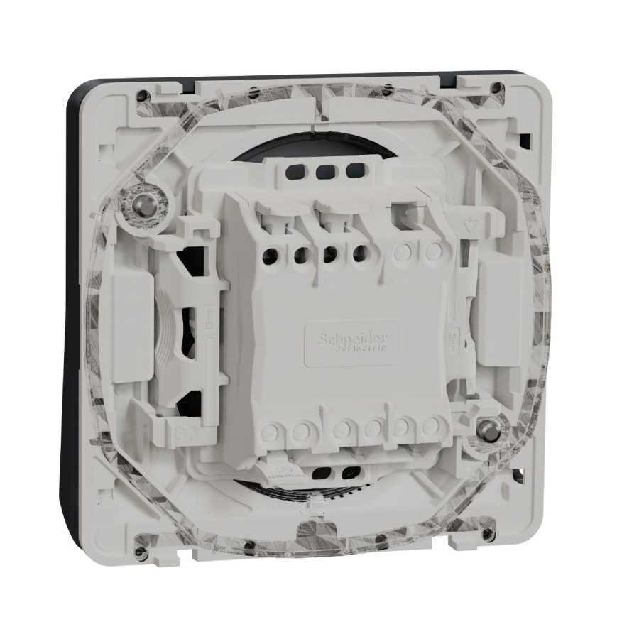 Va et vient lumineux LED à connexion automatique IP55 IK08 - Composable - Gris anthracite - Mureva Styl - 2