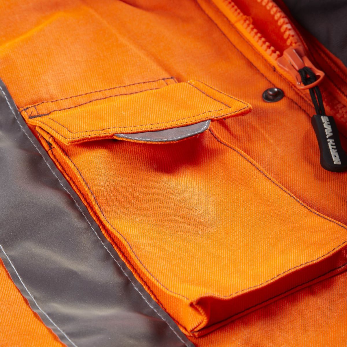 VESTE HV DE TRAVAIL ASFUR ORANGE FLUO - NORTH WAYS - Taille 3XL - 5