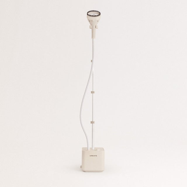 CREATE - IRON UP STAND - Pionowe żelazko parowe z podstawą - Blanc cassé