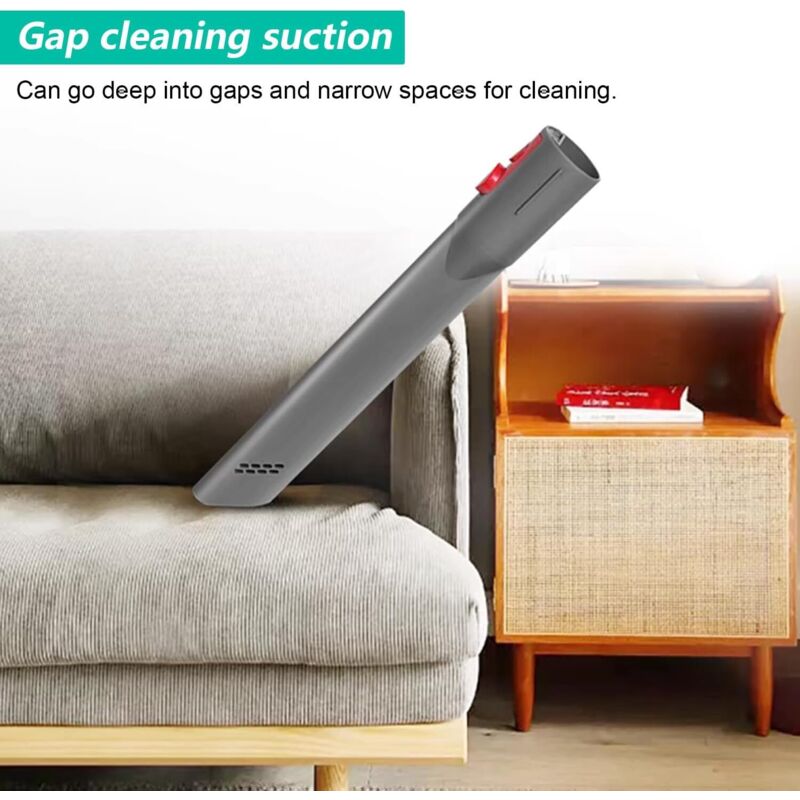 5 Pièces Accessoires Aspirateur pour Dyson V7/V8/V10/V11 (Gris) 3 Brosse + 2 Embout, Pièces Détachées pour Sol/Matelas/Plafonds - 3